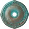 Ekena Millwork Heaton Medallion (Canopies up to 6 1/2"), 27 1/2"OD x 3 7/8"ID x 2 1/4"P, Copper Green Patina CM27HECGS - alternate 1